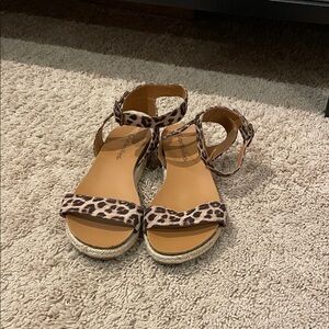 Cityclassified Leopard Print Sandals